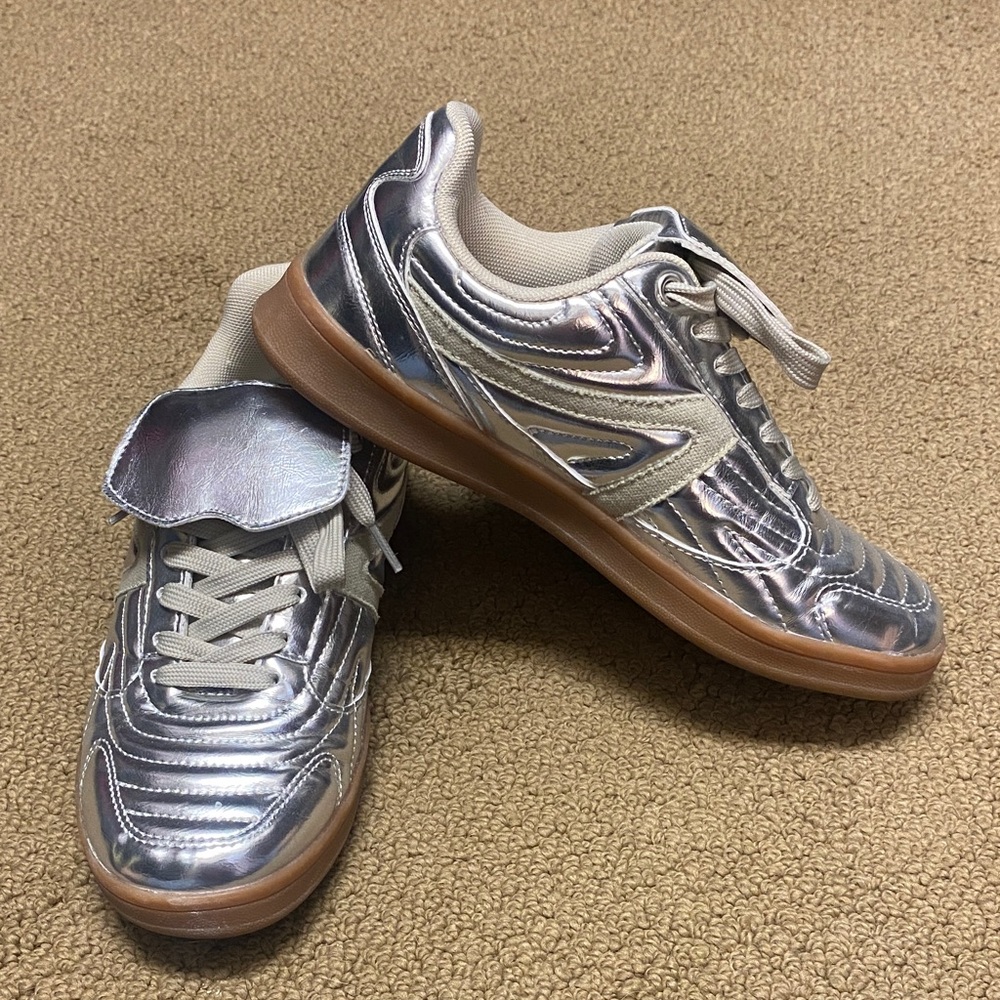 Silver Women's Sneakers